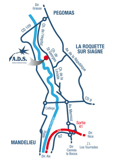 Plan d'accès ADS